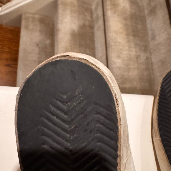 Golden goose superstar with animal print and gold sz 10 - Picture 6 of 8